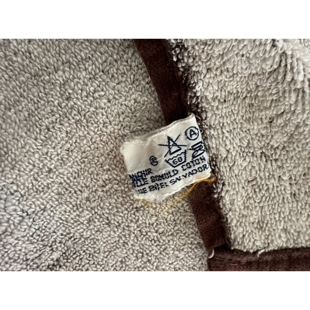 Vtg Hilasal Fernando Llort Cotton towel De La Palma Folk El Salvador BIG 34x65